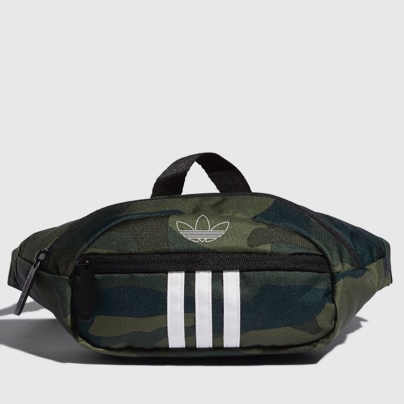 adidas Handbags - 🎉 HP 🎉 🆕 adidas National 3 Stripes Waist Pack Camo